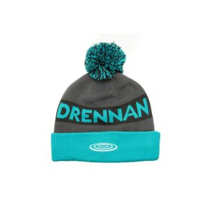 Drennan Aqua/Black Bobble Hat