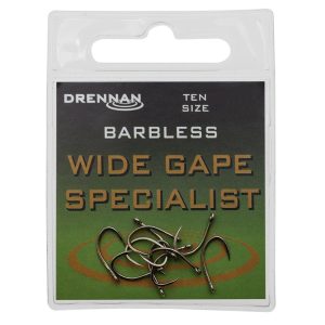 Drennan Barbless Wide Gape Specialist Hooks
