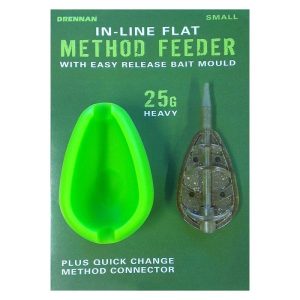 Drennan In-Line Flat Method Feeder With Mould