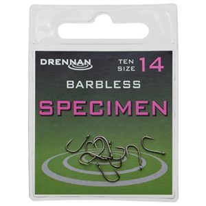 Drennan Specimen Barbless Eyed