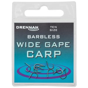 Drennan Wide Gape Carp Barbless Hooks
