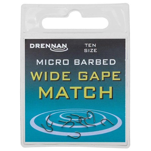 Drennan Wide Gape Match Micro Barbed Hooks