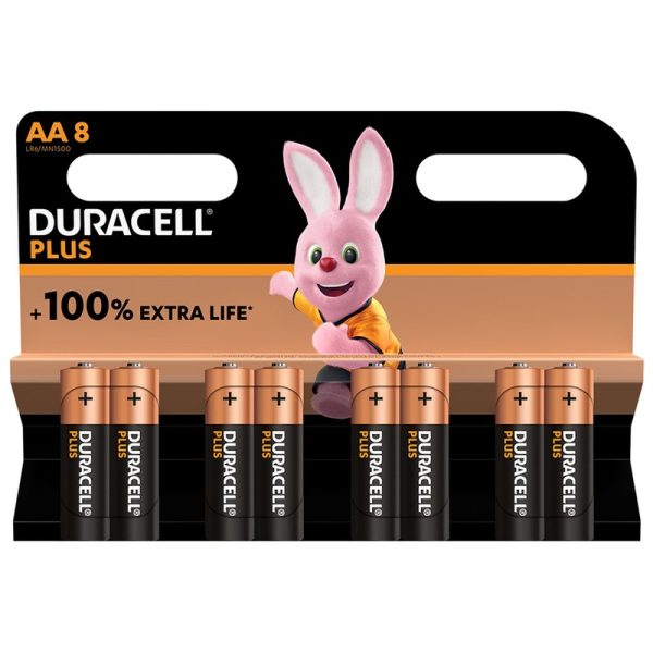 Duracell Plus AA 8pk Batteries