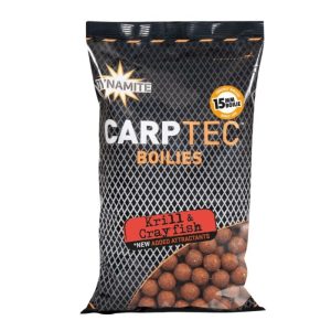 Dynamite Baits – Carptec Krill & Crayfish Boilies 15mm 300g