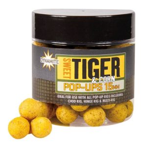 Dynamite Baits Sweet Tiger & Corn Pop-ups – 15mm
