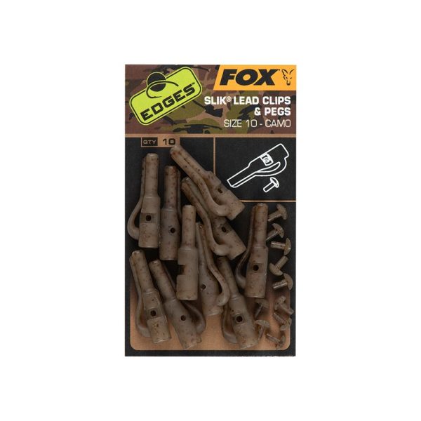 EDGES CAMO SLIK LEAD CLIP & PEGS