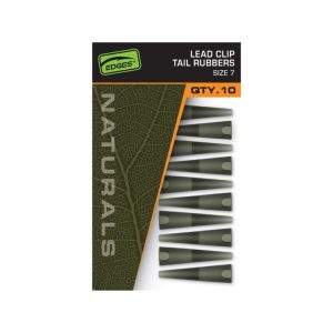 EDGES NATURAL LEAD CLIP TAIL RUBBERS