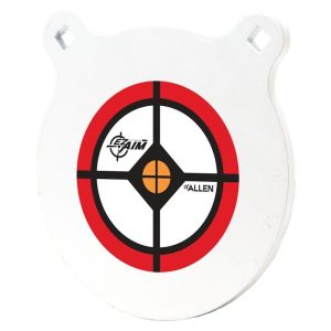 EZ Aim | 8″ AR500 Steel Gong Shooting Target | White