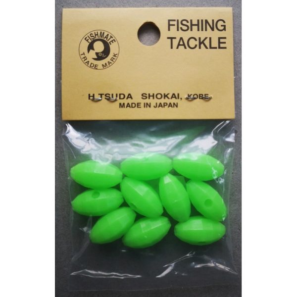 Fishmate Hard Luminous Beads Green