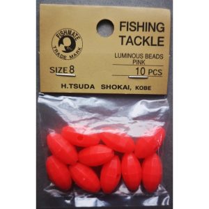 Fishmate Hard Luminous Beads Pink