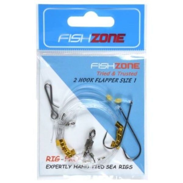 Fishzone Rig Pro 2 Hook Flapper Rigs