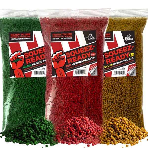 Fjuka Squeez-Ready Coloured Method Pellets