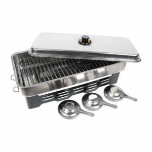 Fladen | Smoker Cooker With 3 Burners | 50×24.5×10.2cm