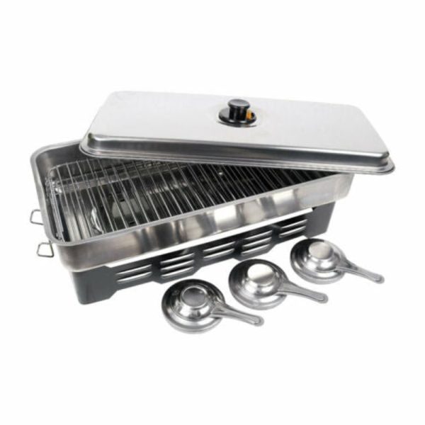 Fladen | Smoker Cooker With 3 Burners | 50×24.5×10.2cm