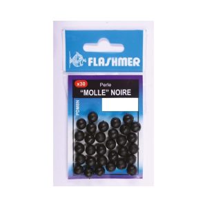 Flashmer Rubber Beads – Black