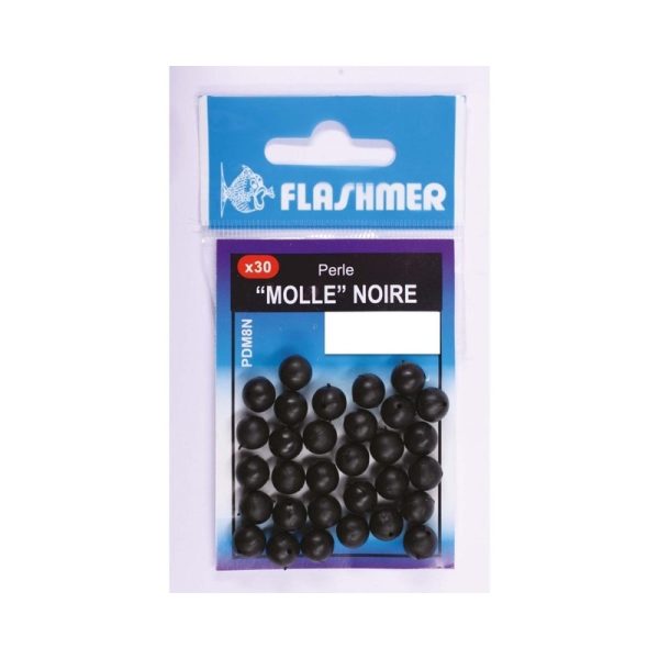Flashmer Rubber Beads – Black
