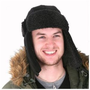 Fleece Trapper Hat | Black