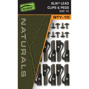 Fox Edges Naturals Slik Lead Clip & Pegs – Size 10