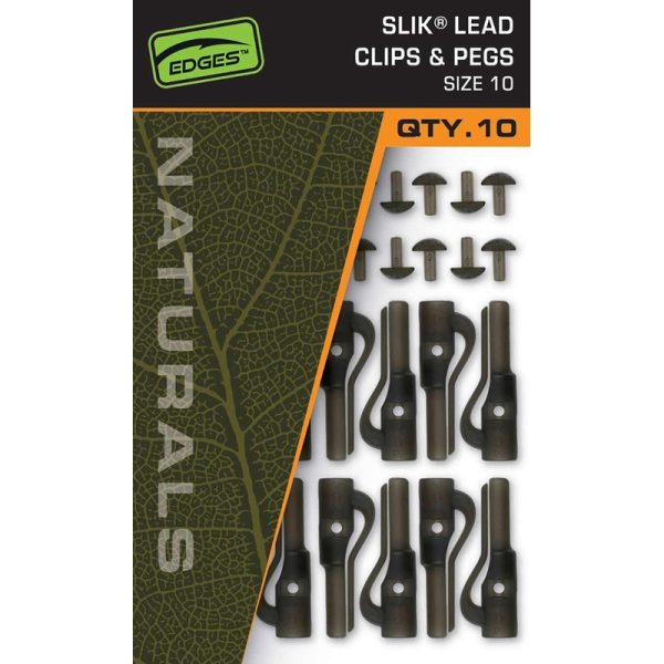 Fox Edges Naturals Slik Lead Clip & Pegs – Size 10