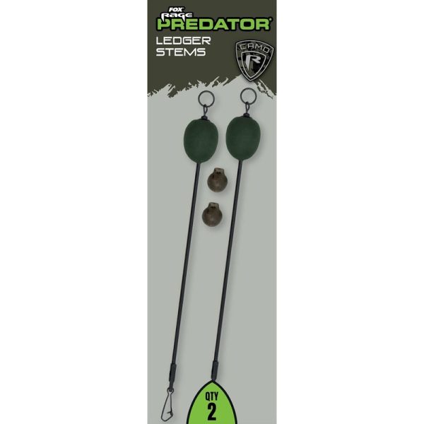 Fox Rage Predator Ledger Stems Medium x 2