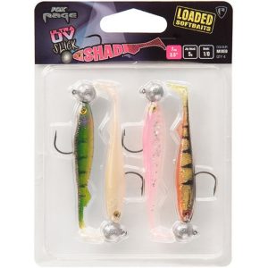 Fox Rage UV Slick Shad Loaded Lure Pack