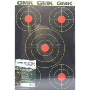 GMK | Splatter Targets 5 Bullseye Green Reactive | 10 Pack