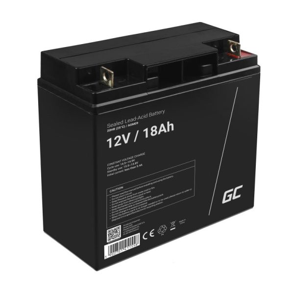 Green Cell | AGM 12V 18Ah VRLA Battery | Deep Cycle