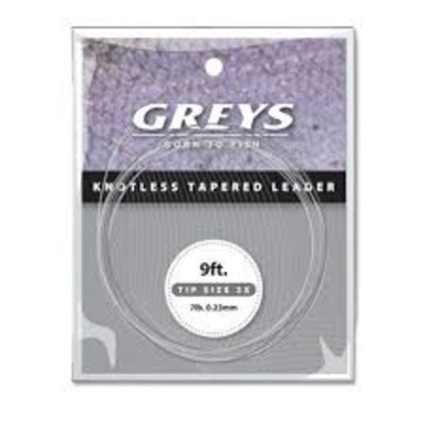 Greys | Greylon Copolymer Knotless Tapered Leaders | 7 lb