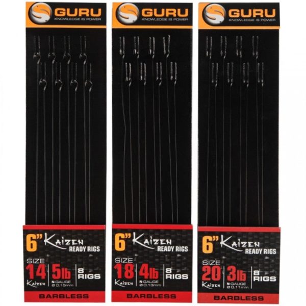 Guru Kaizen Pole Rigs 6 Size 16 (0.15mm)