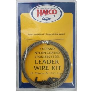 Halco 7 Strand Nylon Coated Leader Wire Kit – 10M
