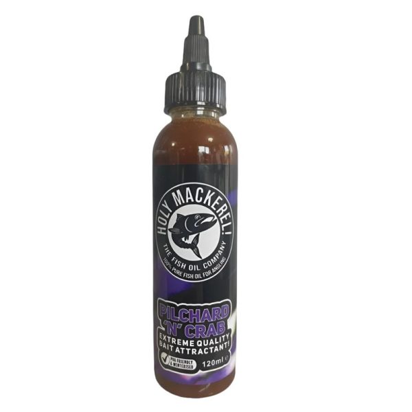 Holy Mackerel Pilchard ‘N’ Crab Oil 120ml