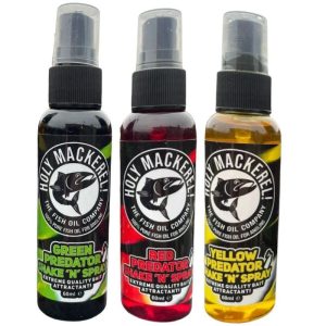 Holy Mackerel! Shake ‘N’ Spray Bait Attractant