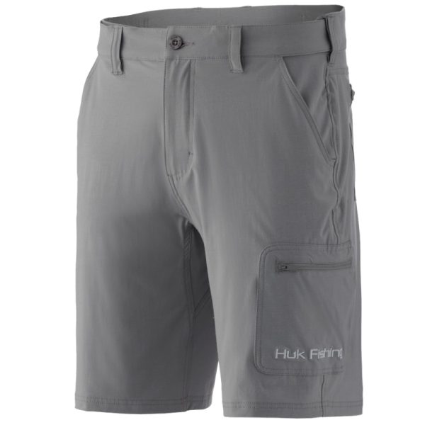 Huk Next Level 10.5 Short Overcast Grey Mens