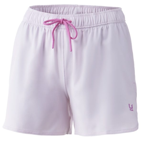 Huk Pursuit Volley Short Barely Pink Womens