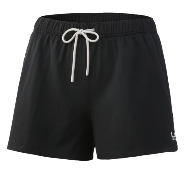 Huk Pursuit Volley Short Black Womens