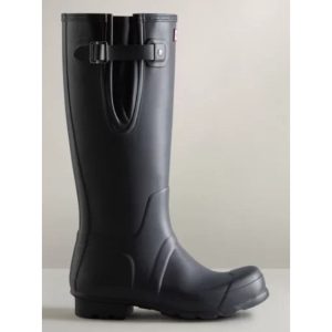 Hunter | Men’s Tall Side Adjustable Wellington Boots | Navy