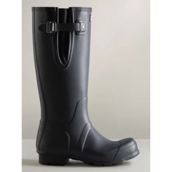 Hunter | Men’s Tall Side Adjustable Wellington Boots | Navy