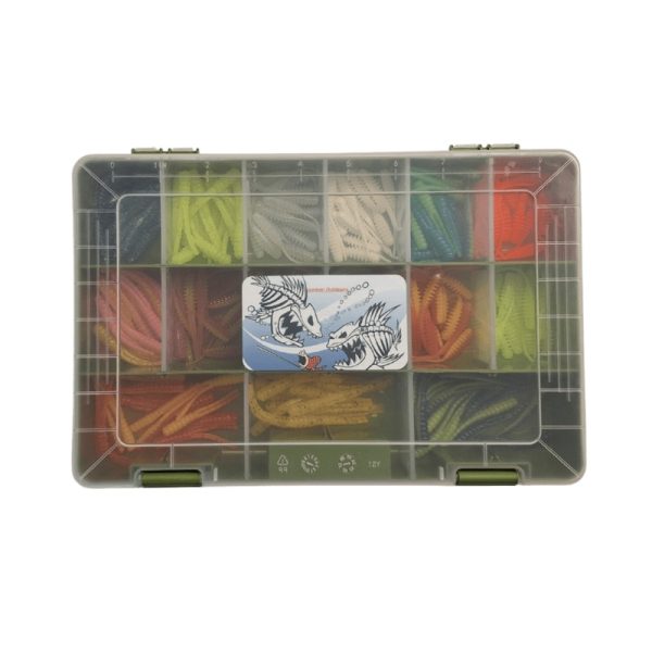 Icemen Outdoors Panfish / Crappie Plastics Bait Kit 240 Pieces