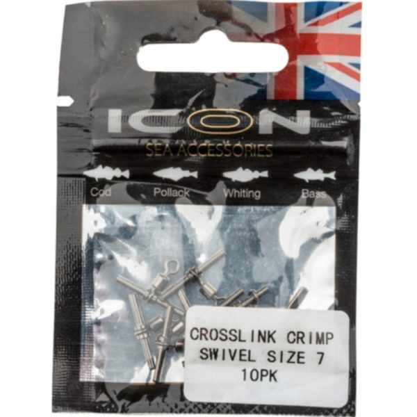Icon | Crosslink Crimp Swivel | S7 | 10pk