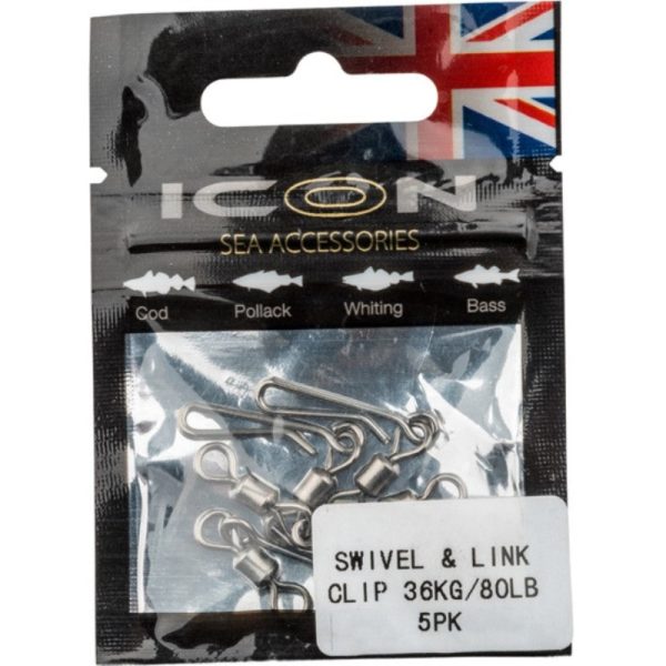 Icon | Swivel and Link Clip | 36kg/80lb