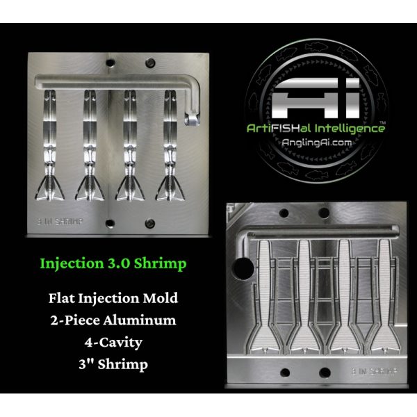 Injection 3.0 Shrimp Mold (4-Cavity)