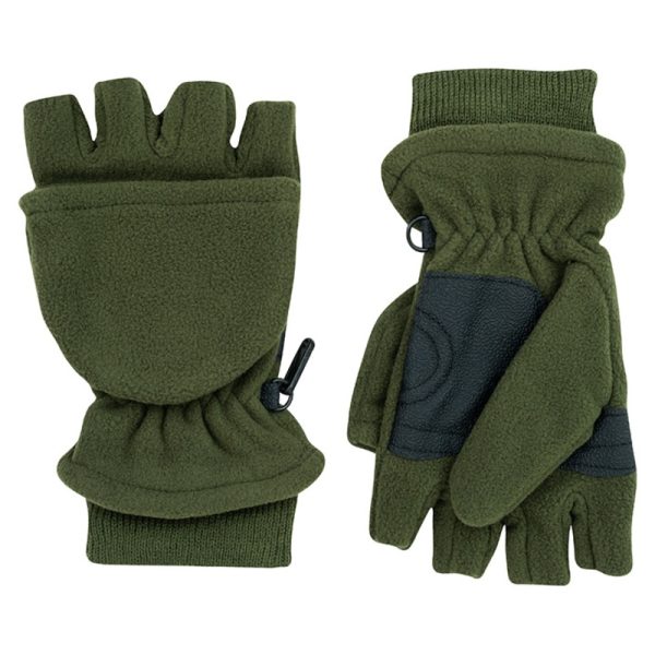 Jack Pyke Fleece Mitts Green