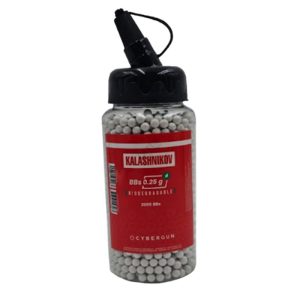 KALASHNIKOV | Airsoft BIO BBs | 0,25g | 2000pcs | White