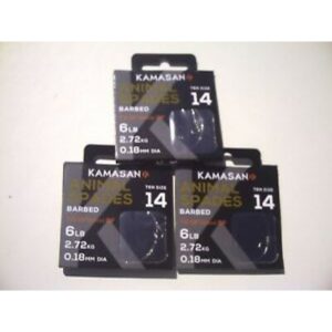 Kamasan Animal Hooks to Nylon ** clearout in certain sizes **