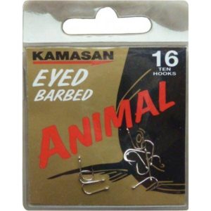 Kamasan Hooks | Animal Eyed | Barbed Hooks