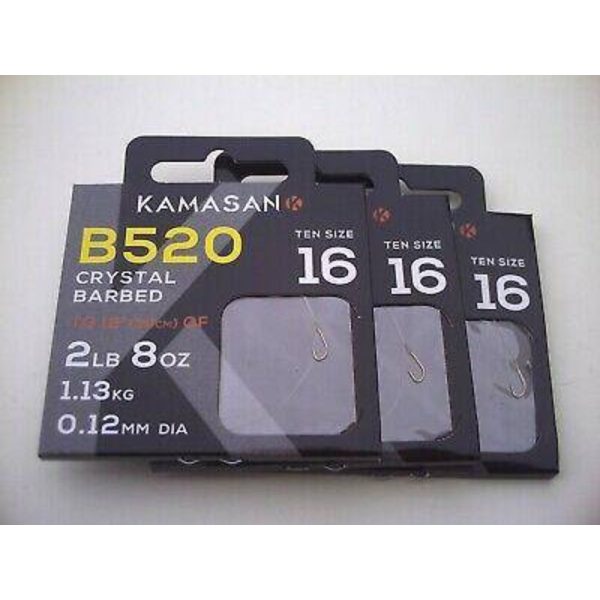 Kamasan Hooks | B520 | Crystal Barbed