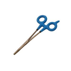 Kinetic | SS Forceps 6.5″ Straight Nose | Blue/Black