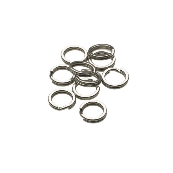 Kinetic Stainless Steel Split Ring – 10 Pcs