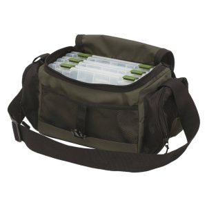 Kinetic | Tackle System Bag w/Boxes | 16L | Moss Green