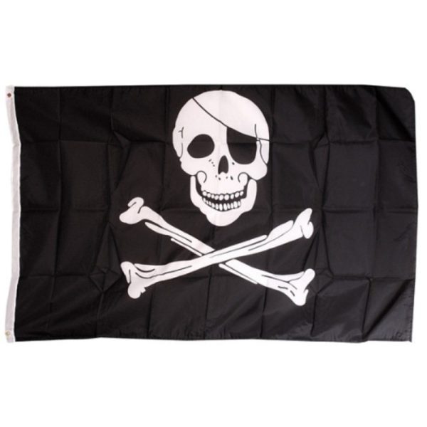 Kombat | Jolly Roger Flag | Skull & Crossbones
